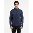 Arc'teryx Kyanite AR 1/2 Zip - Men's - Black Sapphire - on model