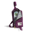 The North Face Berkeley Field Bag - Black Currant Purple / Yellow Silt - open