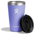Hydro Flask 16 oz. All Around Tumbler - Lupine - lid removed