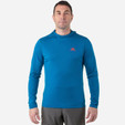 Mountain Equipment Glace Hooded Top - Men's - Mykonos Blue - on model