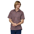 Patagonia Back Step Shirt - Men's - Intertwined Hands / Evening Mauve - on model