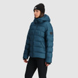 Outdoor Research Coldfront Down Hoodie - Women's - Harbor - on model