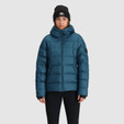 Outdoor Research Coldfront Down Hoodie - Women's - Harbor - on model