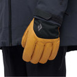 Black Diamond Legend Glove - Men's - Natural / Anthracite - on model