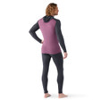 Smartwool Classic Thermal Merino Base Layer Hoodie - Men's - Charcoal / Argyle Purple - on model