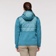 Cotopaxi Trico Hybrid Hooded Jacket - Women's - Blue Spruce / Drizzle - on model