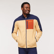 Cotopaxi Abrazo Fleece Full-Zip Jacket - Men's - Maritime / Birch - on model