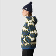 The North Face Campshire Fleece Hoodie - Women's - Shady Blue Mountain Geo Print - on model