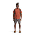 Topo Designs Dirt Shirt Short Sleeve - Men's - Brick - on model