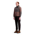 Topo Designs Subalpine Fleece Jacket - Women's - Peppercorn / Charcoal - on model