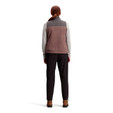 Topo Designs Subalpine Fleece Vest - Women's - Peppercorn / Charcoal - on model