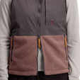 Topo Designs Subalpine Fleece Vest - Women's - Peppercorn / Charcoal - detail