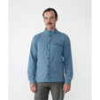 Strafe Highlands Shirt Jacket - Men's - Storm Cloud Blue - on model