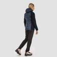 Salewa Fanes Sarner/RDS Down Hybrid Jacket - Women's - Navy Blazer - on model