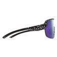 Smith Bobcat Sunglasses - Matte Black Marble / ChromaPop Violet Mirror - side