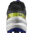 Salomon Speedcross 6 GTX Blue Fire - Unisex - Black / Surf the Web / Safety Yellow - heel