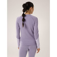 Arc'teryx - Rho Merino Wool LS Crew - Women's - Velocity / Light Velocity - on model