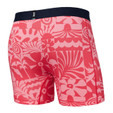 Saxx DropTemp Cooling Cotton Boxer Brief - Men's - East Coast / Hibiscus - back