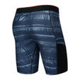 Saxx Training Short Boxer Brief - Men's - Shade Stripe / Navy - back