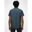 Prana Tinline Shirt - Standard Fit - Men's - Grey Blue Water - on model