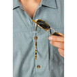 686 Canopy Woven Shirt - Men's - Heather Lead - detail