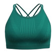 Smartwool Intraknit Strappy Bra - Women's - Emerald Green Heather