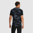 Outdoor Research Freewheel Short Sleeve Jersey - Men's - Black Cloud Scape / Black - on model