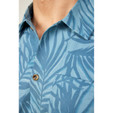 686 Nomad Perforated Button Down Shirt - Men's - Palm Blue - detail