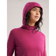 Arc'teryx Lana Merino Wool Hoody - Women's - Amaranthus - on model