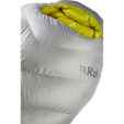 Rab Mythic 600 sleeping bag - Cloud - detail