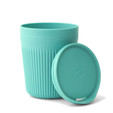 Sea to Summit Passage Insulated Mug - AquaSea Blue - lid removed