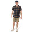 Flylow Anderson Shirt - Men's - Night / Mandarin - on model