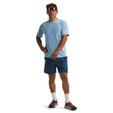 The North Face Dune Sky Short-Sleeve Crew - Men's - Steel Blue - on model