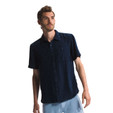 The North Face Loghill Jacquard Shirt - Men's - Summit Navy - on model