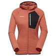 Mammut Aenergy Light ML Hooded Jacket - Women's - Brick / Black