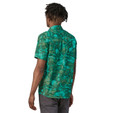 Patagonia Go To Shirt - Men's - Cliffs and Waves / Conifer Green - on model