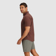 Outdoor Research Rooftop Short Sleeve Shirt - Men's - Manzanita Dash Path - on model