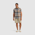 Outdoor Research Weisse Plaid Shirt - Men's - Bronze - on model