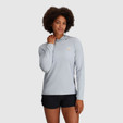 Outdoor Research ActiveIce Spectrum Sun Hoodie - Women's - Titanium - on model