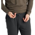 Free Fly Bamboo Lightweight Fleece Jogger - Men's - Black Sand - detail