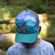 Sunday Afternoons Lone Wolf Trucker Hat - Kid's - on model