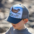 Sunday Afternoons River Otter Trucker Hat - Kid's - on model