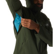 Mountain Hardwear Stretch Ozonic Jacket - Men's - Surplus Green - on model