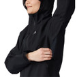 Mountain Hardwear Stretch Ozonic Jacket - Women's - Black - on model