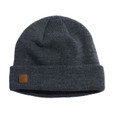 Coal - The Harbor Rib Knit Fisherman Beanie - Charcoal