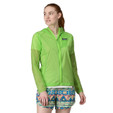 Patagonia Houdini Jacket - Women's - Salamander Green - on model