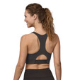 Patagonia Maipo Mid Impact Bra - Women's - Black - on model