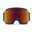 Smith Squad XL Goggle - Midnight Slash / ChromaPop Sun Red Mirror - front