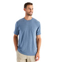 Free Fly Bamboo Flex Pocket Tee - Men's - Heather Deepwater