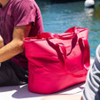 Hydro Flask 35 L Insulated Tote - Snapper - in use